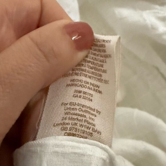 Free People Check It Out Tonal Embroidered Pants in Ivory M - Picture 9 of 16